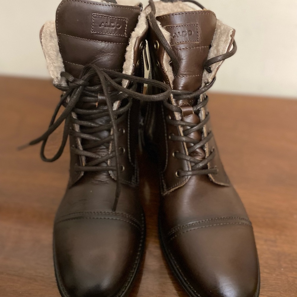 Mens Aldo lace up boots